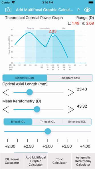 Panacea IOL Toric Calculator P Screenshot 2 - AppWisp.com Panacea IOL Toric Calculator P Screenshot 2 - AppWisp.com