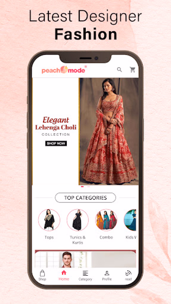 Peachmode Online Shopping Screenshot 1 - AppWisp.com Peachmode Online Shopping Screenshot 1 - AppWisp.com