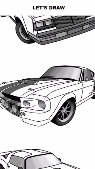 Draw Cars: Muscle Screenshot 1 - AppWisp.com Draw Cars: Muscle Screenshot 1 - AppWisp.com