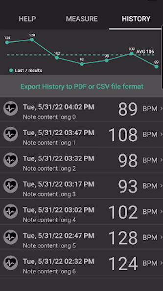 Heart Rate Plus: Pulse Monitor Screenshot 3 - AppWisp.com Heart Rate Plus: Pulse Monitor Screenshot 3 - AppWisp.com