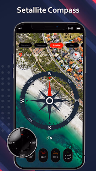 Digital Compass for Android Screenshot 2 - AppWisp.com Digital Compass for Android Screenshot 2 - AppWisp.com