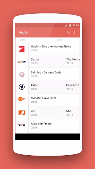 TV-Programm & Fernsehprogramm Screenshot 1 - AppWisp.com TV-Programm & Fernsehprogramm Screenshot 1 - AppWisp.com