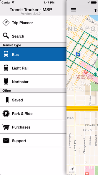 Transit.Tracker Screenshot 2 - AppWisp.com Transit.Tracker Screenshot 2 - AppWisp.com
