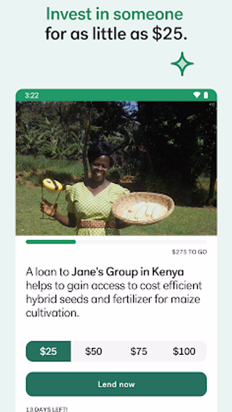 Kiva - Lend for Good Screenshot 2 - AppWisp.com Kiva - Lend for Good Screenshot 2 - AppWisp.com