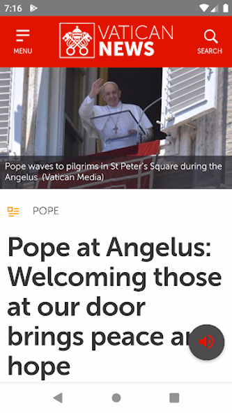 Vatican News Screenshot 3 - AppWisp.com Vatican News Screenshot 3 - AppWisp.com