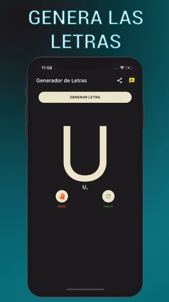 Basta - Generador de Letras Screenshot 2 - AppWisp.com Basta - Generador de Letras Screenshot 2 - AppWisp.com