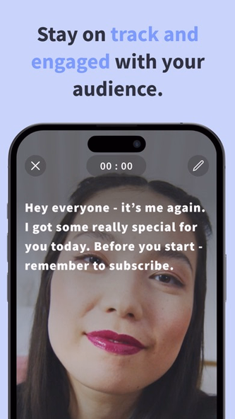 Unscene:Teleprompter For Video Screenshot 1 - AppWisp.com Unscene:Teleprompter For Video Screenshot 1 - AppWisp.com
