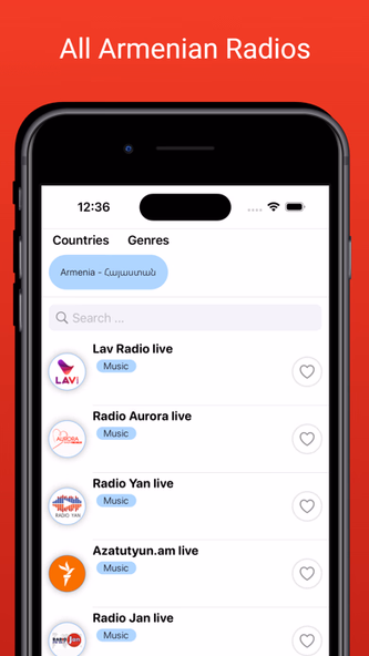 Armenian Radio Stations FM Screenshot 1 - AppWisp.com Armenian Radio Stations FM Screenshot 1 - AppWisp.com