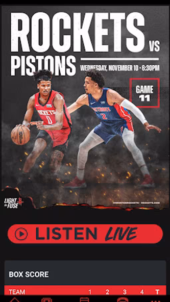 Houston Rockets Screenshot 1 - AppWisp.com Houston Rockets Screenshot 1 - AppWisp.com