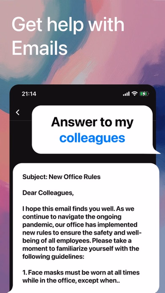 Chat AI: Ask Chatbot Assistant Screenshot 4 - AppWisp.com Chat AI: Ask Chatbot Assistant Screenshot 4 - AppWisp.com
