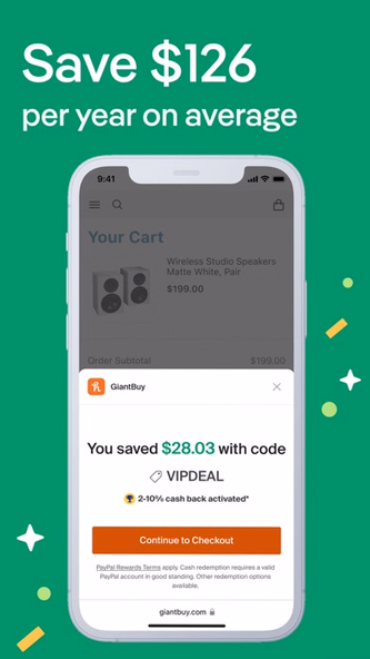 PayPal Honey: Coupons, Rewards Screenshot 4 - AppWisp.com PayPal Honey: Coupons, Rewards Screenshot 4 - AppWisp.com