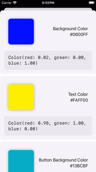 AppColors Screenshot 3 - AppWisp.com AppColors Screenshot 3 - AppWisp.com