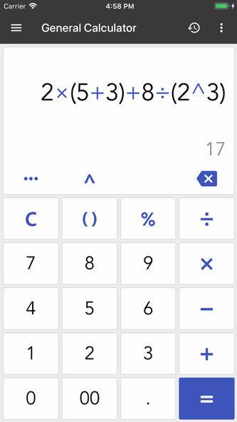 ClevCalc - Calculator Screenshot 2 - AppWisp.com ClevCalc - Calculator Screenshot 2 - AppWisp.com