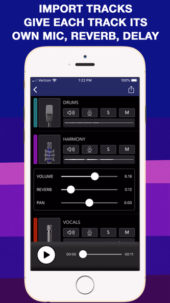 MicSwap MultiTrack: Mic Studio Screenshot 2 - AppWisp.com MicSwap MultiTrack: Mic Studio Screenshot 2 - AppWisp.com