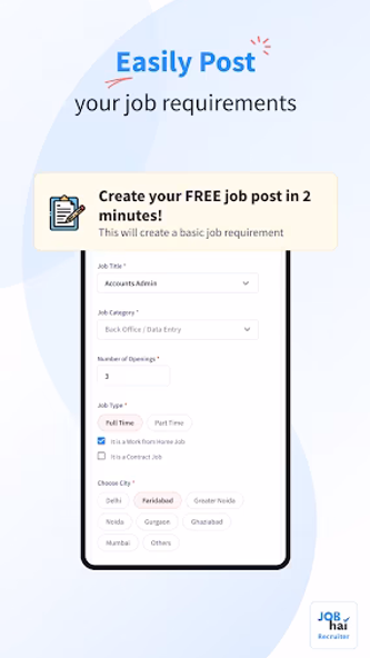 Post Jobs - Recruiter, Hiring Screenshot 4 - AppWisp.com Post Jobs - Recruiter, Hiring Screenshot 4 - AppWisp.com