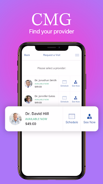CMG Telemedicine Screenshot 1 - AppWisp.com CMG Telemedicine Screenshot 1 - AppWisp.com