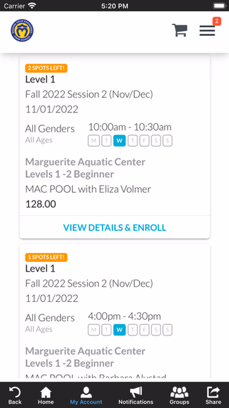 MVN Swim School Screenshot 4 - AppWisp.com MVN Swim School Screenshot 4 - AppWisp.com