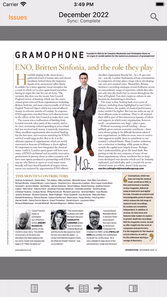 Gramophone Magazine Screenshot 3 - AppWisp.com Gramophone Magazine Screenshot 3 - AppWisp.com