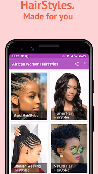 African Women Hairstyles. Screenshot 4 - AppWisp.com African Women Hairstyles. Screenshot 4 - AppWisp.com