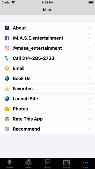 Mase Entertainment Screenshot 4 - AppWisp.com Mase Entertainment Screenshot 4 - AppWisp.com