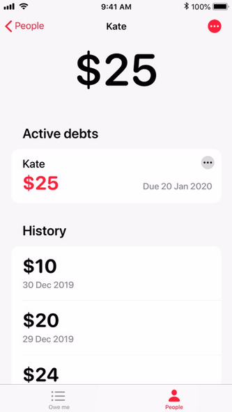 OweMe - Debt Tracker Screenshot 3 - AppWisp.com OweMe - Debt Tracker Screenshot 3 - AppWisp.com