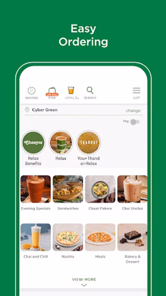 Chaayos India : Chai & Snacks Screenshot 1 - AppWisp.com Chaayos India : Chai & Snacks Screenshot 1 - AppWisp.com