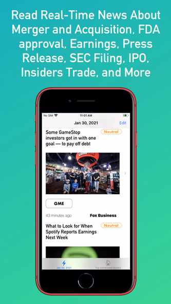 Stocks News Screenshot 1 - AppWisp.com Stocks News Screenshot 1 - AppWisp.com