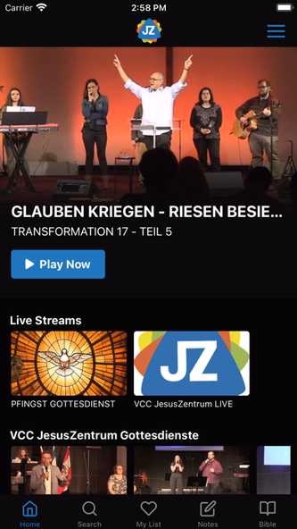 VCC JesusZentrum Screenshot 1 - AppWisp.com VCC JesusZentrum Screenshot 1 - AppWisp.com