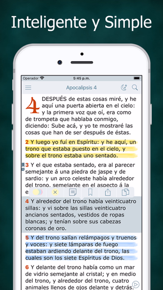 Biblia Reina Valera Antigua Screenshot 1 - AppWisp.com Biblia Reina Valera Antigua Screenshot 1 - AppWisp.com