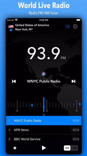 Radio App - Simple Radio Tuner Screenshot 1 - AppWisp.com Radio App - Simple Radio Tuner Screenshot 1 - AppWisp.com