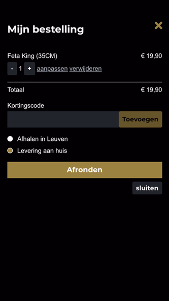 Kingslize Premium Pizza Screenshot 4 - AppWisp.com Kingslize Premium Pizza Screenshot 4 - AppWisp.com