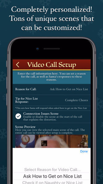 Speak to Santa™ Christmas Call Screenshot 3 - AppWisp.com Speak to Santa™ Christmas Call Screenshot 3 - AppWisp.com