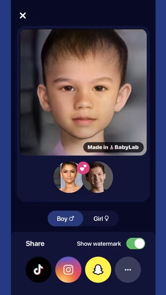 BabyLab - Baby Maker Generator Screenshot 4 - AppWisp.com BabyLab - Baby Maker Generator Screenshot 4 - AppWisp.com
