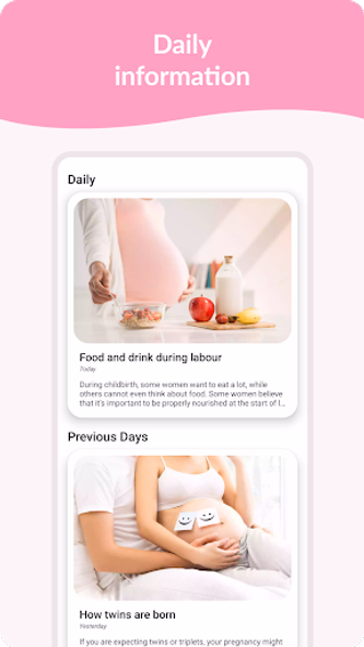 Pregnancy Tracker & Day by Day Screenshot 3 - AppWisp.com Pregnancy Tracker & Day by Day Screenshot 3 - AppWisp.com