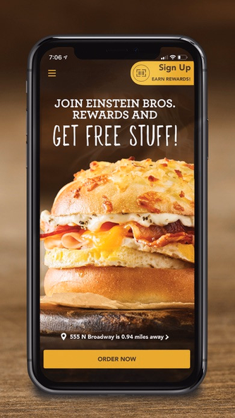 Einstein Bros Bagels Screenshot 1 - AppWisp.com Einstein Bros Bagels Screenshot 1 - AppWisp.com