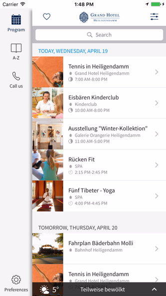 Grand Hotel Heiligendamm Screenshot 1 - AppWisp.com Grand Hotel Heiligendamm Screenshot 1 - AppWisp.com