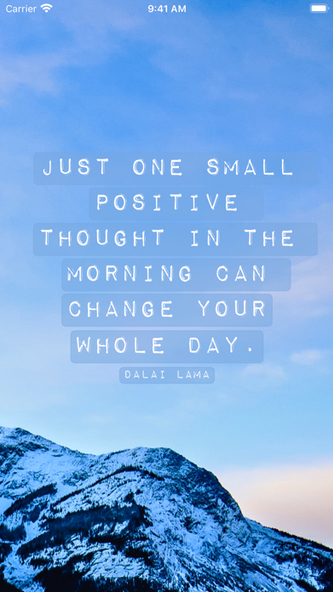 Daily Quote - Positive quotes Screenshot 1 - AppWisp.com Daily Quote - Positive quotes Screenshot 1 - AppWisp.com