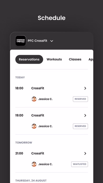 PFC CrossFit Screenshot 3 - AppWisp.com PFC CrossFit Screenshot 3 - AppWisp.com