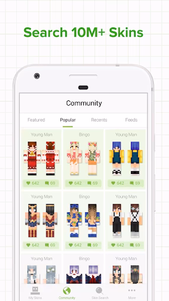 Skinseed for Minecraft Screenshot 1 - AppWisp.com Skinseed for Minecraft Screenshot 1 - AppWisp.com