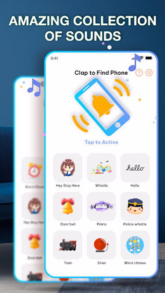Find My Phone By Clap: Whistle Screenshot 4 - AppWisp.com Find My Phone By Clap: Whistle Screenshot 4 - AppWisp.com