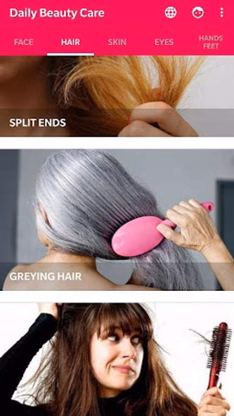 Daily Beauty Care - Skin, Hair Screenshot 2 - AppWisp.com Daily Beauty Care - Skin, Hair Screenshot 2 - AppWisp.com