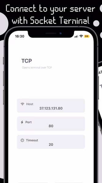 TcpTerm Screenshot 1 - AppWisp.com TcpTerm Screenshot 1 - AppWisp.com