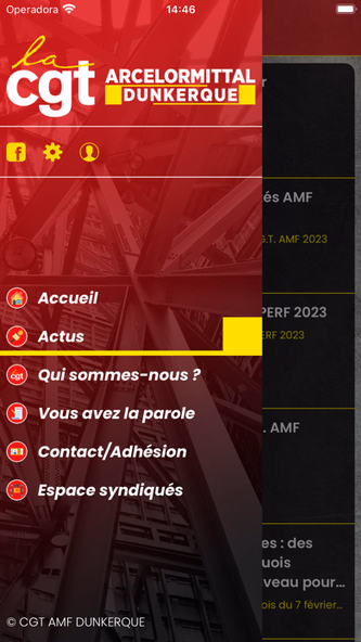 CGT AMF DUNKERQUE Screenshot 2 - AppWisp.com CGT AMF DUNKERQUE Screenshot 2 - AppWisp.com