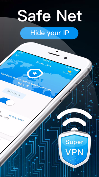 Super VPN - Secure & VPN Proxy Screenshot 2 - AppWisp.com Super VPN - Secure & VPN Proxy Screenshot 2 - AppWisp.com