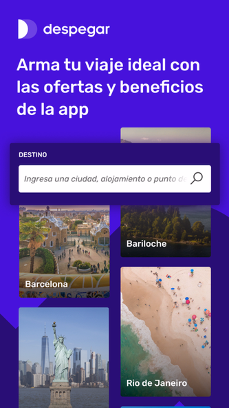 Despegar: Vuelos y Hoteles Screenshot 1 - AppWisp.com Despegar: Vuelos y Hoteles Screenshot 1 - AppWisp.com