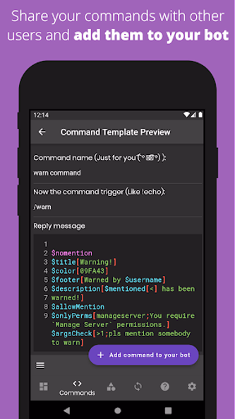 Bot Designer For Discord Screenshot 1 - AppWisp.com Bot Designer For Discord Screenshot 1 - AppWisp.com