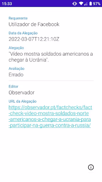 FactXeker: A fact-checking app Screenshot 4 - AppWisp.com FactXeker: A fact-checking app Screenshot 4 - AppWisp.com