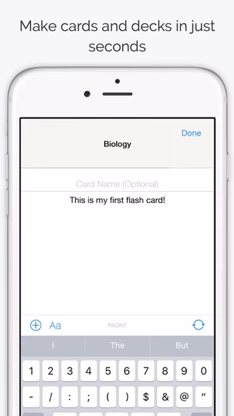 Flash Cards Flashcards Maker Screenshot 2 - AppWisp.com Flash Cards Flashcards Maker Screenshot 2 - AppWisp.com