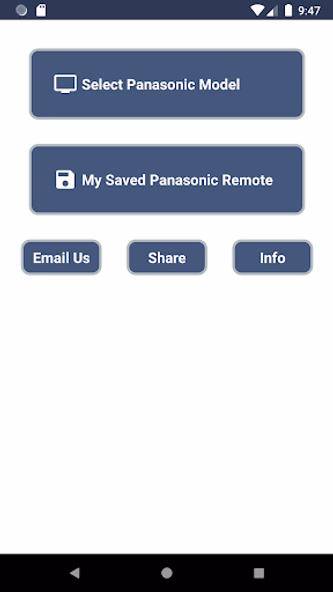 Remote Control for Panasonic T Screenshot 1 - AppWisp.com Remote Control for Panasonic T Screenshot 1 - AppWisp.com