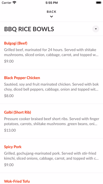 BBQ + Rice Screenshot 3 - AppWisp.com BBQ + Rice Screenshot 3 - AppWisp.com